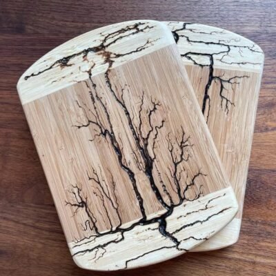 Large-Fractal-Burned-Cutting-board