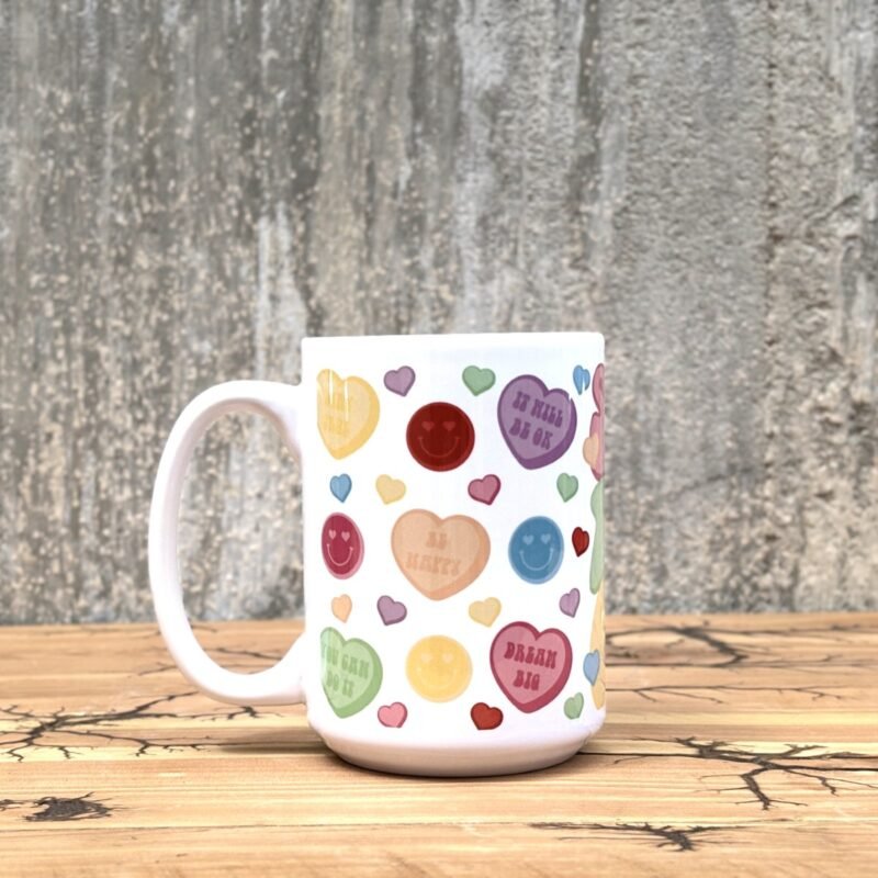 "Sweet hearts" sublimated mug