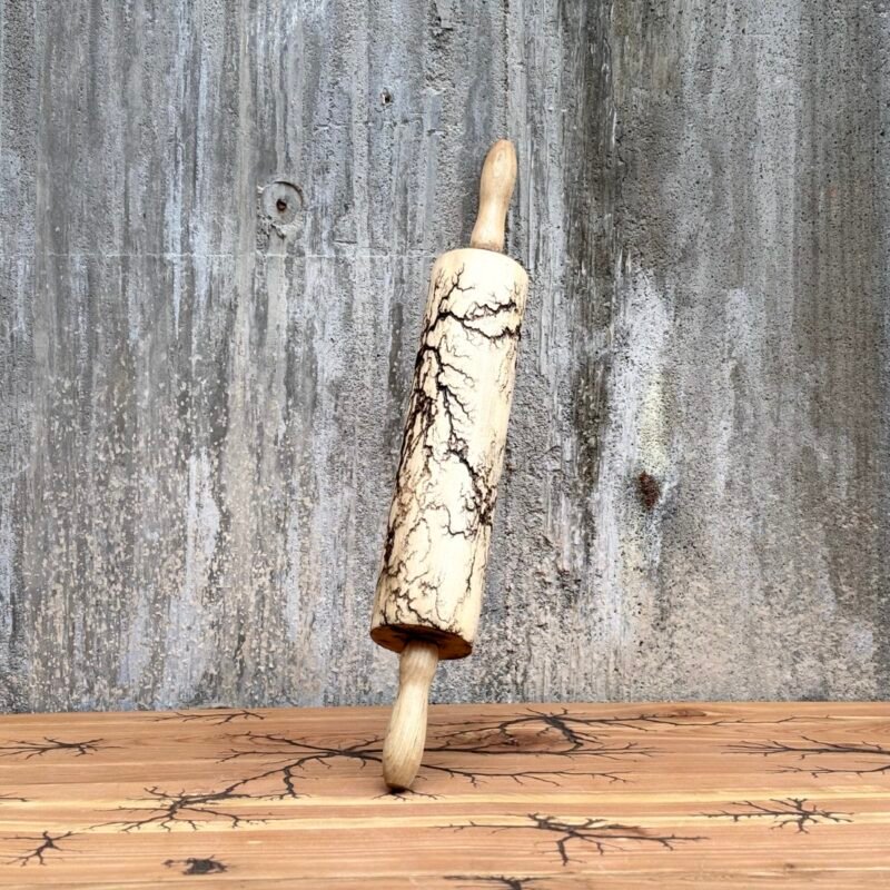 Fractal-burned rolling pin