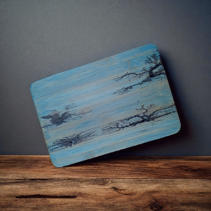 Blue cutting board