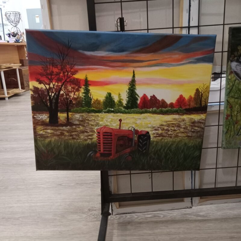 Rustic Tractor Wall Art